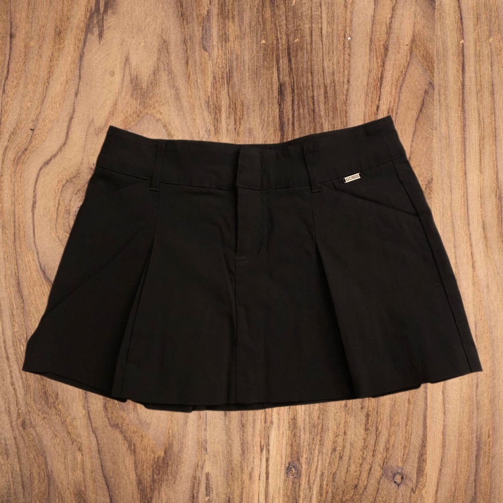 GUESS JEANS Authentic Black Stretch Mini Skirt